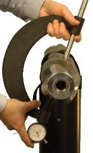 MM 0 6 in use - Rotor Inspection Gages