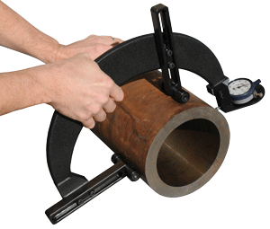 OV 9801 Moving Around Pipe - Pipe Straightness Gages